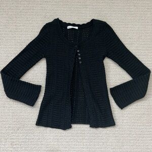 Vintage Urban Poison goth button up flared cardigan